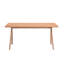 Table de salle à manger charmante en rotin et finition naturelle pour des rassemblements confortables