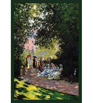 " Monceau Park " by Claude Monet
