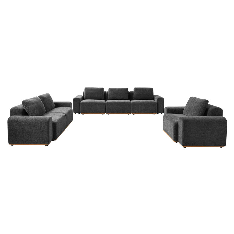 Eivind Sofia Sectional Sofa, Grey