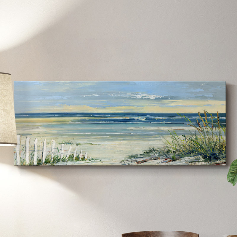 Path to Sea- Gallery Wrapped Canvas -Ready to Hang, 12" H x 30" W