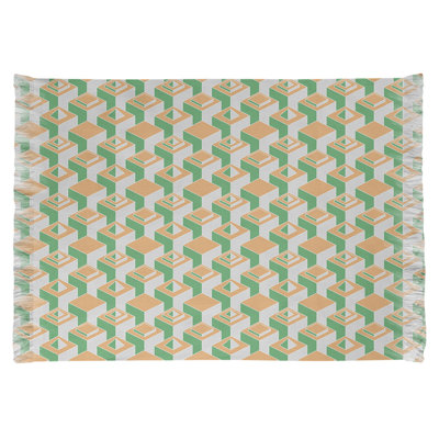 Chenille Geometric Indoor Rug