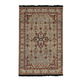 Burano Hand Knotted Wool Floral Area Rug