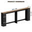 79" Behind Couch Table with LED Lights