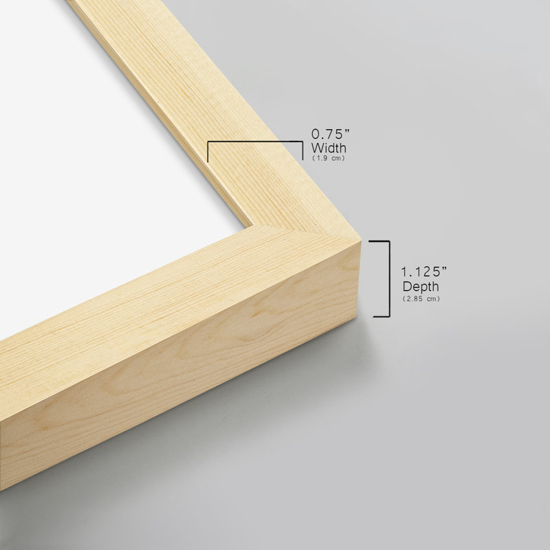 Bennachie Rain I encadré sur papier haletant, H 17 po x l 17 po x P 1,25 po