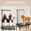 4.8 cm H x 107 cm W x 39.6 cm D Iron Adjustable and Foldable Folding grooming table