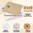 10"X10" Shadow Boxes Display Cases With Soft Linen Back Deep Wood Glass 3D Shadow Box Set For Wall And Tabletop Baby Sports, 2 Pack White