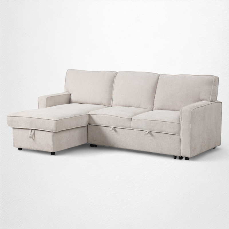 2 - Piece Upholstered Sectional, Beige