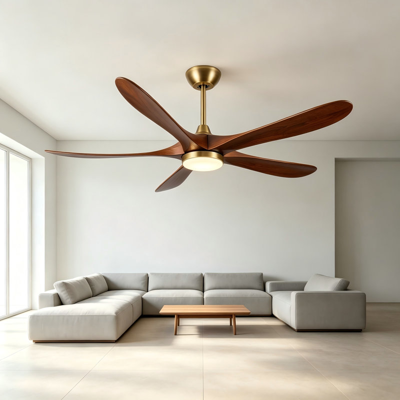 Ventilateur de plafond 62 po Mid-Century