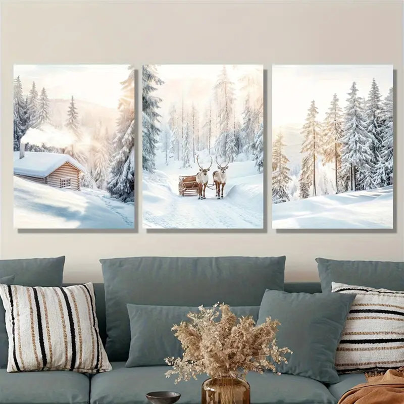 3 Piece Wrapped Canvas Print