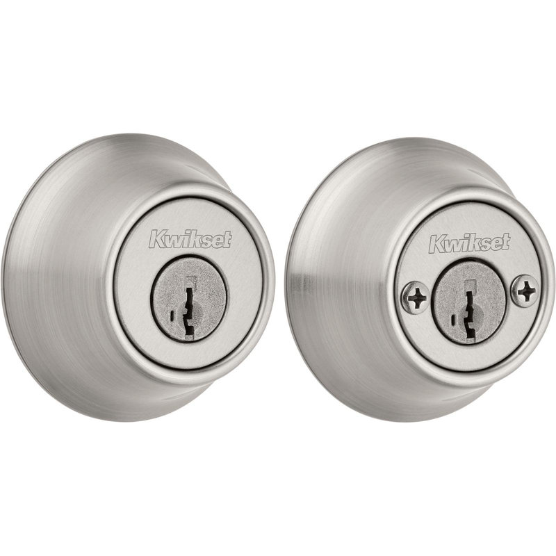 Double Cylinder Deadbolt, Silver