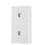 Garde-manger en acier blanc avec tablettes porteuses multicouches, preuve, convient aux armoires de salle de bain réglables, capacité de 55 lb, facile à nettoyer, preuve