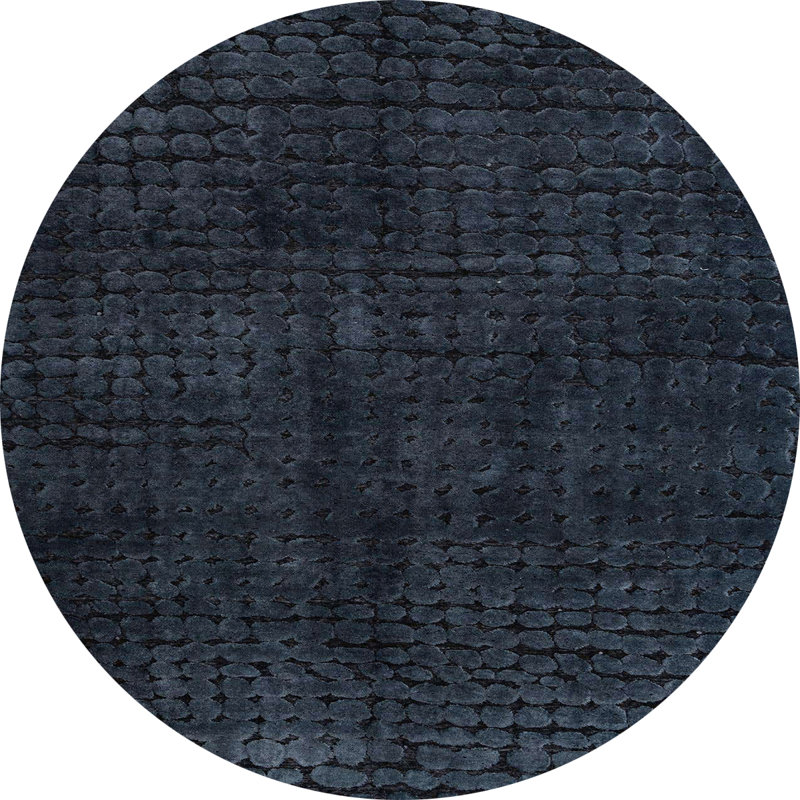 Tapis abstrait moderne 4404, Rond 6 pi