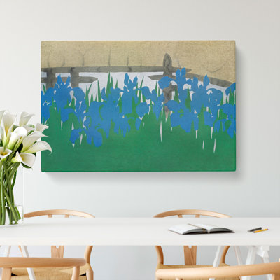Irises by Kamisaka Sekka - Wrapped Canvas