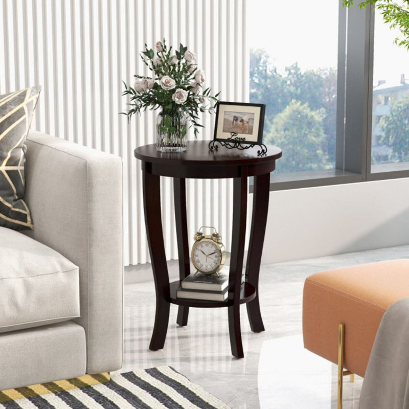 Table de bout avec rangement Nihhi, Espresso