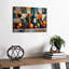 30*40，Kitchen Wall Decor Geometric Wall Art Red Wine Glass Fruits Canvas Prints Pictures.-9389626