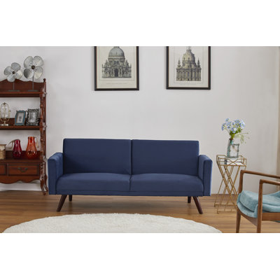 Ridgewood 72" Velvet Square Arm Sleeper