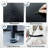 4 Drawer Dresser for Bedroom, Narrow Chest of Drawers, Wooden Top and Study Iron Frame 18"x37.5"-(WxH)