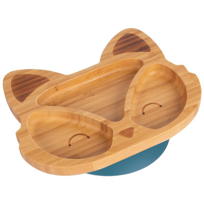 Tiny Dining - Fox Bamboo Suction Plate