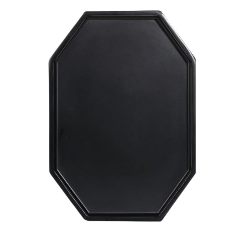 Matte Black Resin Vanity Tray