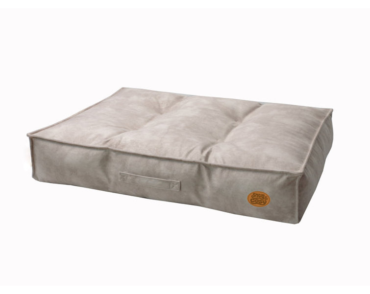Snug And Cosy Grey FAUX WOOL Pet Bed