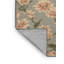 Tapis gris botanique lavable à la machine-504266950