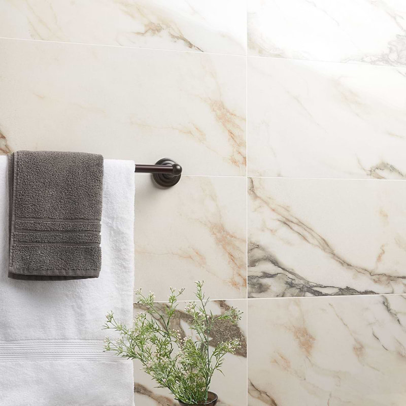 Dreamstone 12X24 Polished Porcelain Tile, Calacatta Rustico Polished