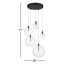 Lustre 5 lumières en bronze huilé Jensi-410163173