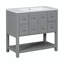 Meuble-lavabo 36 po avec lavabo encastré-101071861