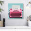 Machine à écrire rose rétro Kerner-109393705