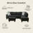 Convertible L-Shaped Couch With Movable Storage Ottoman – Space-Saving Design