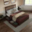 Lit plateforme en bois massif avec pied de lit et tiroirs sous le lit Asparas-1467271232-1420412592
