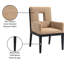 Fauteuil de salle à manger Flore-102079481-102079484