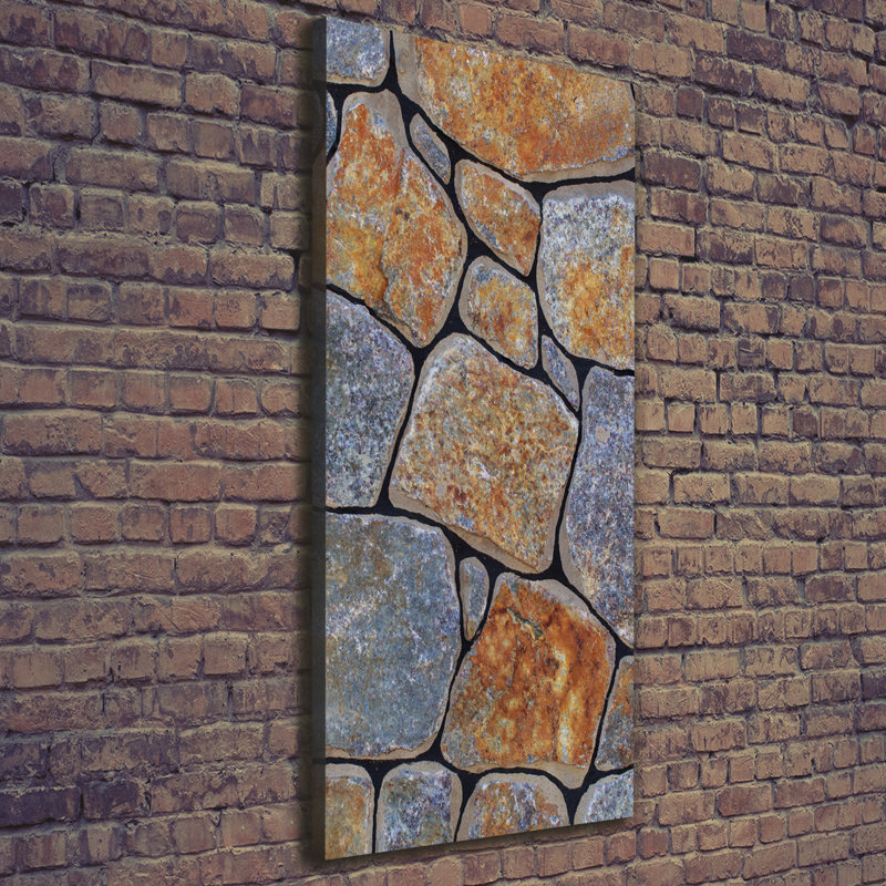 Stones Background - Wrapped Canvas Print