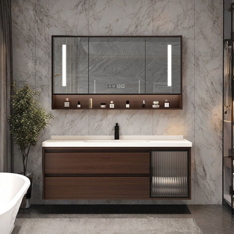 Light luxury and simple style bathroom cabinet
