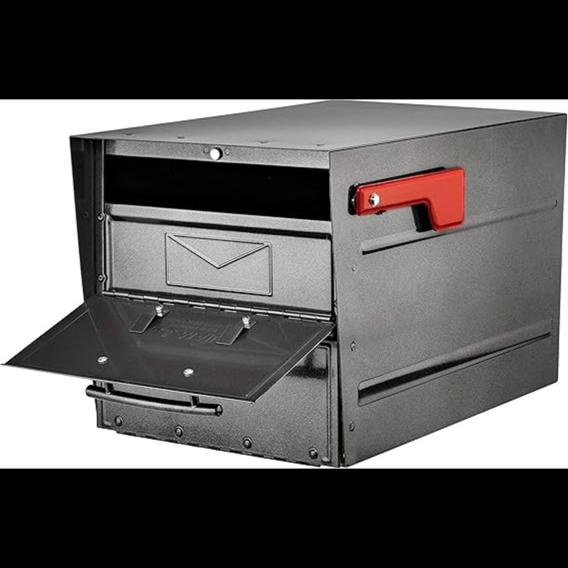 Architectural Mailboxes 6400P-R-10 Oasis Eclipse Locking Mailbox, C2, Pewter