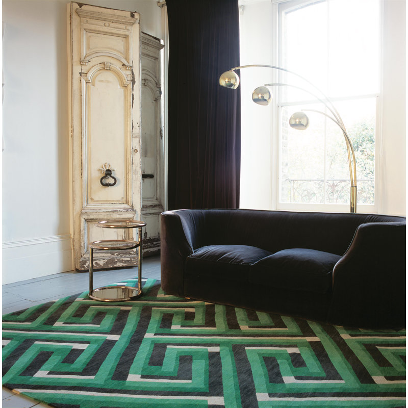 Suzanne Sharp Key Shadow Area Rug, Rectangle 7' x 10'