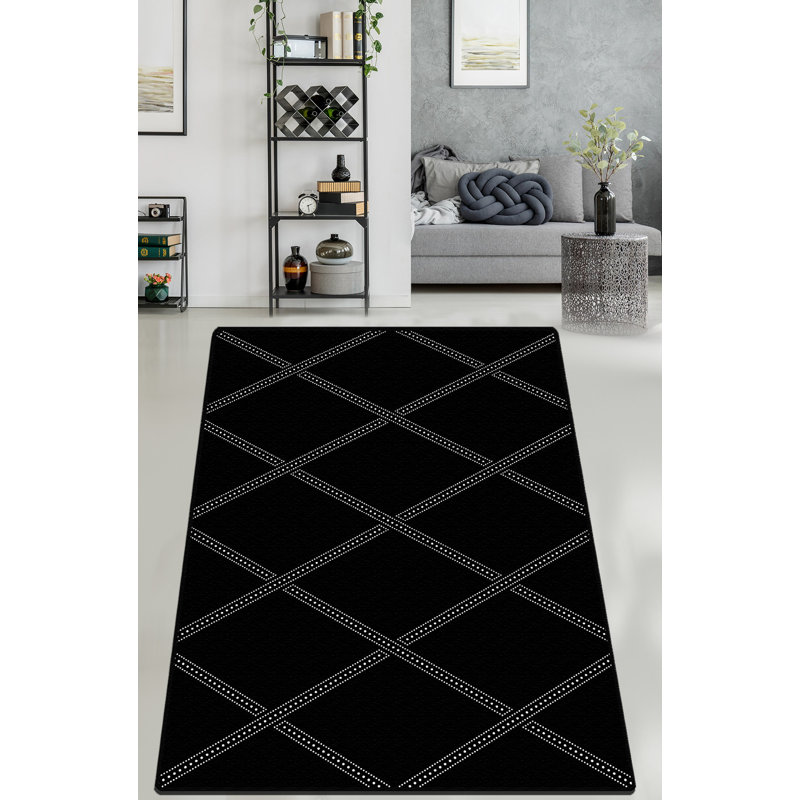 High-Quality Hall Carpet, 31.5 x 39.4 inches | 100% Polyester, Total Thickness: 0.39 inches | Antibacterial, Non-Slip Underside, Machine Washable | Perfect for Living Room & Entryway Décor