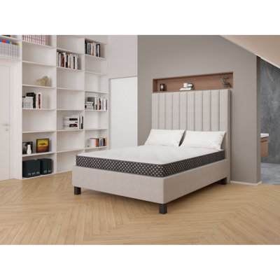 Matelas très grand en mousse de 6 po - Housse en tricot extensible ferme et confortable favorisant un sommeil réparateur
