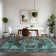 Mcquay Oriental Machine Washable Area Rug for Living Room Non-Slip Vintage Carpet with Rubber Backing for Bedroom Hallway Dining Room Kitchen Office Farmhouse