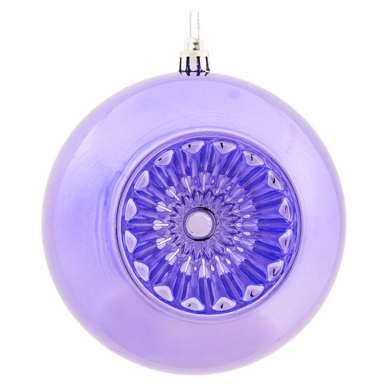 Ornement boule 4,75 "étoile brillante Brite, Lavande