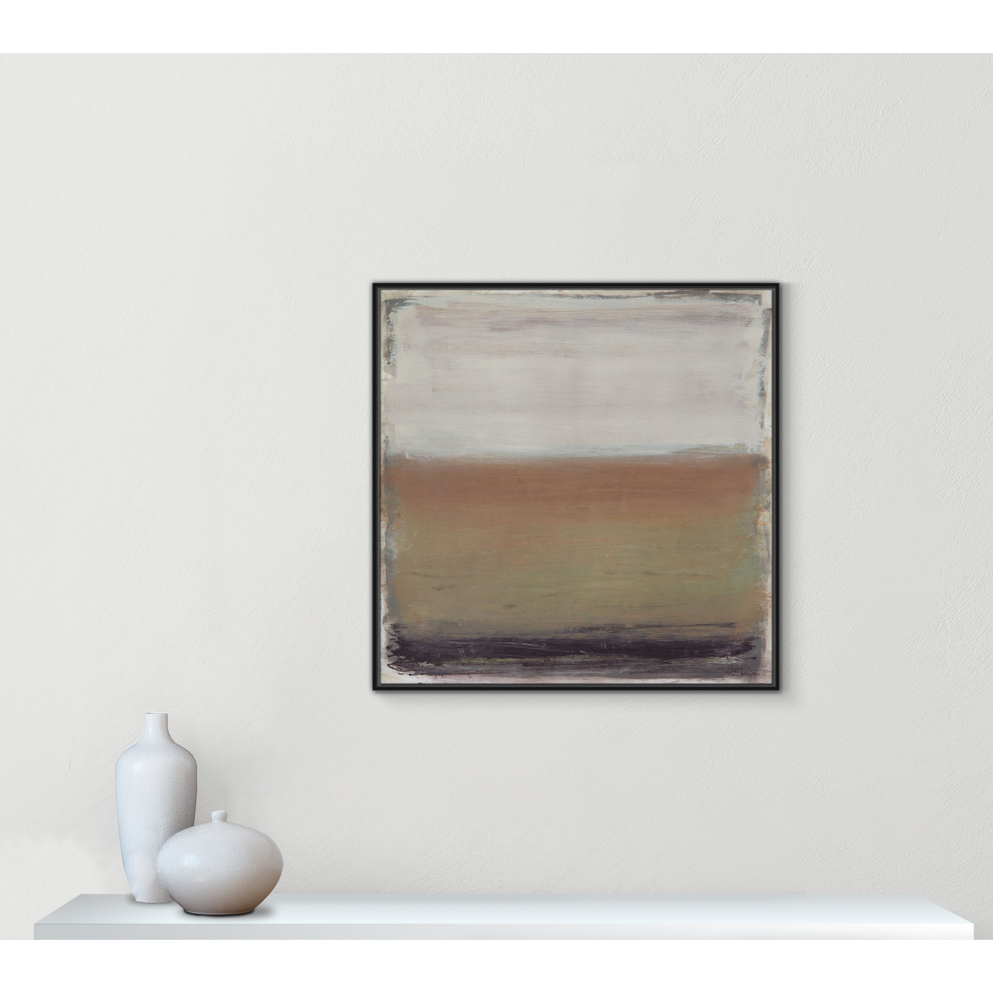 Arizona Print by , 37.5" H x 37.5" W, Black