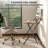 Folding Computer Desk,  With Monitor Shelf For Small Space, Home Office, Study, Walnut
