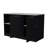 Wood Kitchen Island With Black And Color, Increase Storage Capacity Large Grey Spacious Counter Organized