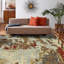 Tapis brun en laine noué à la main Chandley-630404996