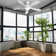 52" 5 - Blade Modern Ceiling Fan With Led Lights And Remote Control