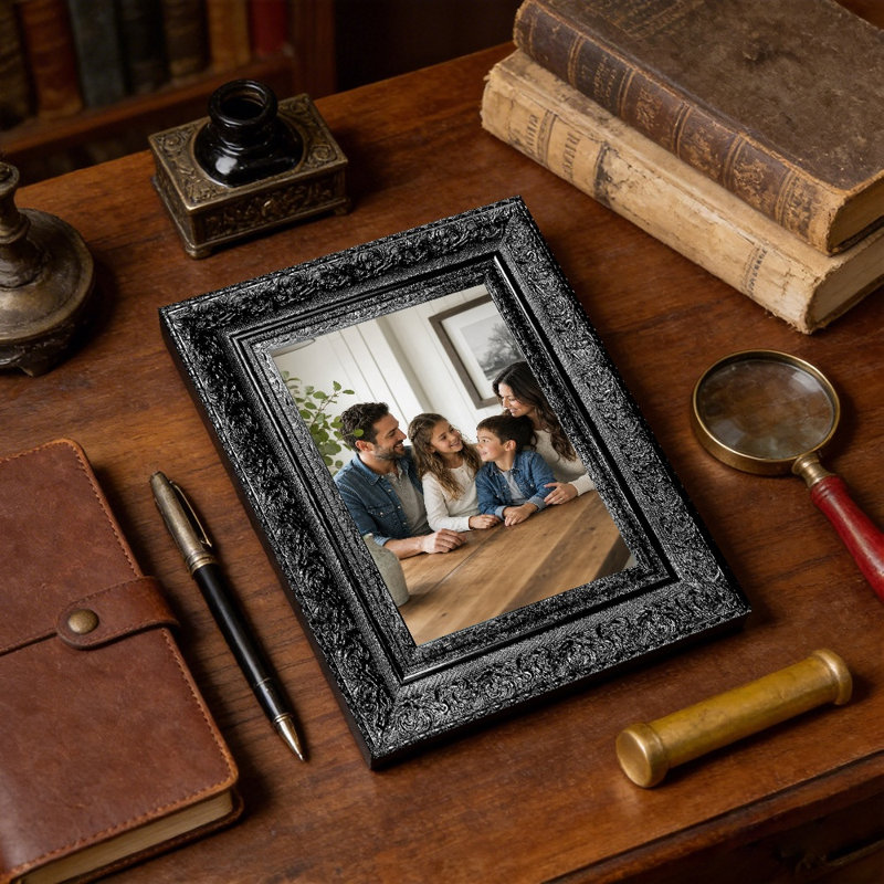 Cadre photo noir 1PC 11 "x 14" avec tablette prête à accueillir