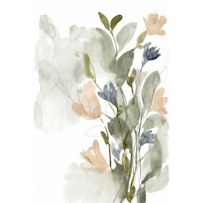 Flower Cluster II by Jennifer Goldberger - Painting