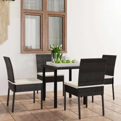 Outdoor Dining Set with Cushions