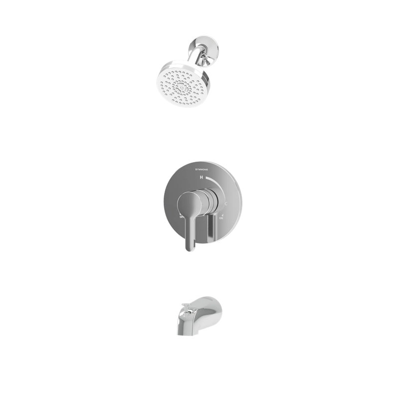 Ensemble de garniture de robinet de baignoire et de douche à poignée simple Solarmor Hydromersion (valve non incluse)