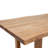 Eli Acacia Rectangular Solid Wood Top with Solid Wood Base Dining Table